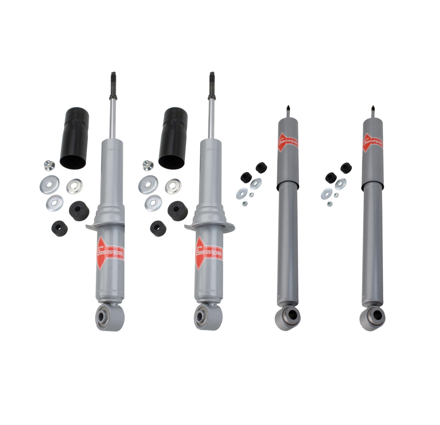 KYB Gas-A-Just 2 Front and 2 Rear Shock Absorbers For Toyota 4Runner