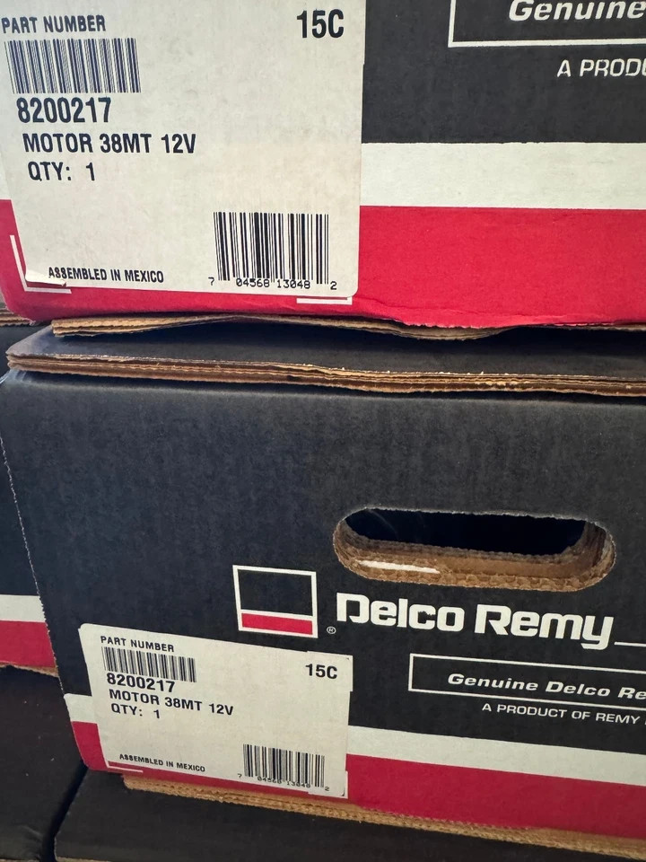 New Original Delco Remy Starter 12V 12T Cummins 8200217 New Original Delco Remy Starter 12V 12T Cummins 8200217