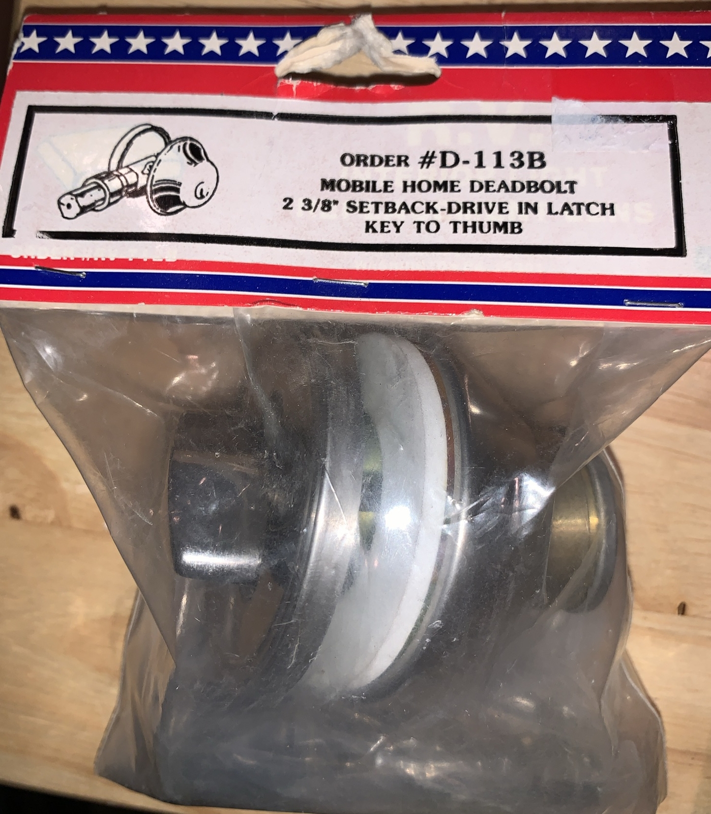 NOS US Hardware Mfg. Mobile Home Deadbolt Lock #D-113B ***FREE SHIPPING*** NOS US Hardware Mfg. Mobile Home Deadbolt Lock #D-113B ***FREE SHIPPING***