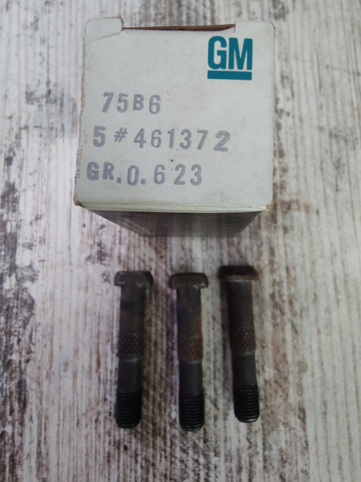 NOS OEM 1984-96 Corvette Engine Connecting Rod Bolt Set of 3 GM 461372 NOS OEM 1984-96 Corvette Engine Connecting Rod Bolt Set of 3 GM 461372