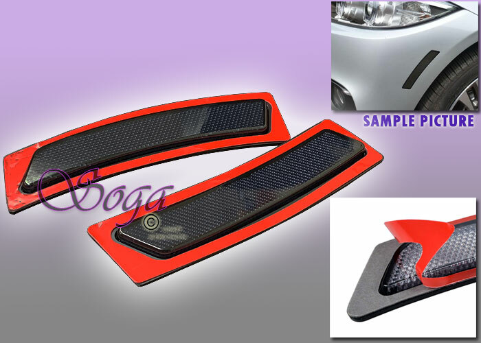 FOR 2014-2019 BMW F32 F33 F36 4-SERIES SMOKE SIDE MARKER LAMPS BUMPER REFLECTOR