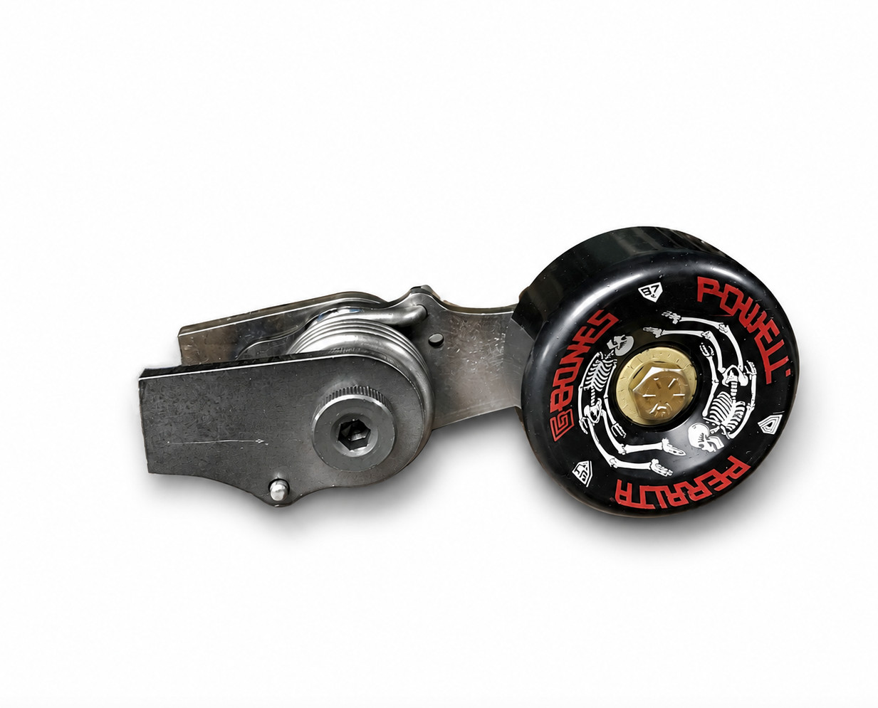 MONSTERCRAFTSMAN Motorcycle Chain Tensioner Weld-On Powell Chopper Bobber Cafe