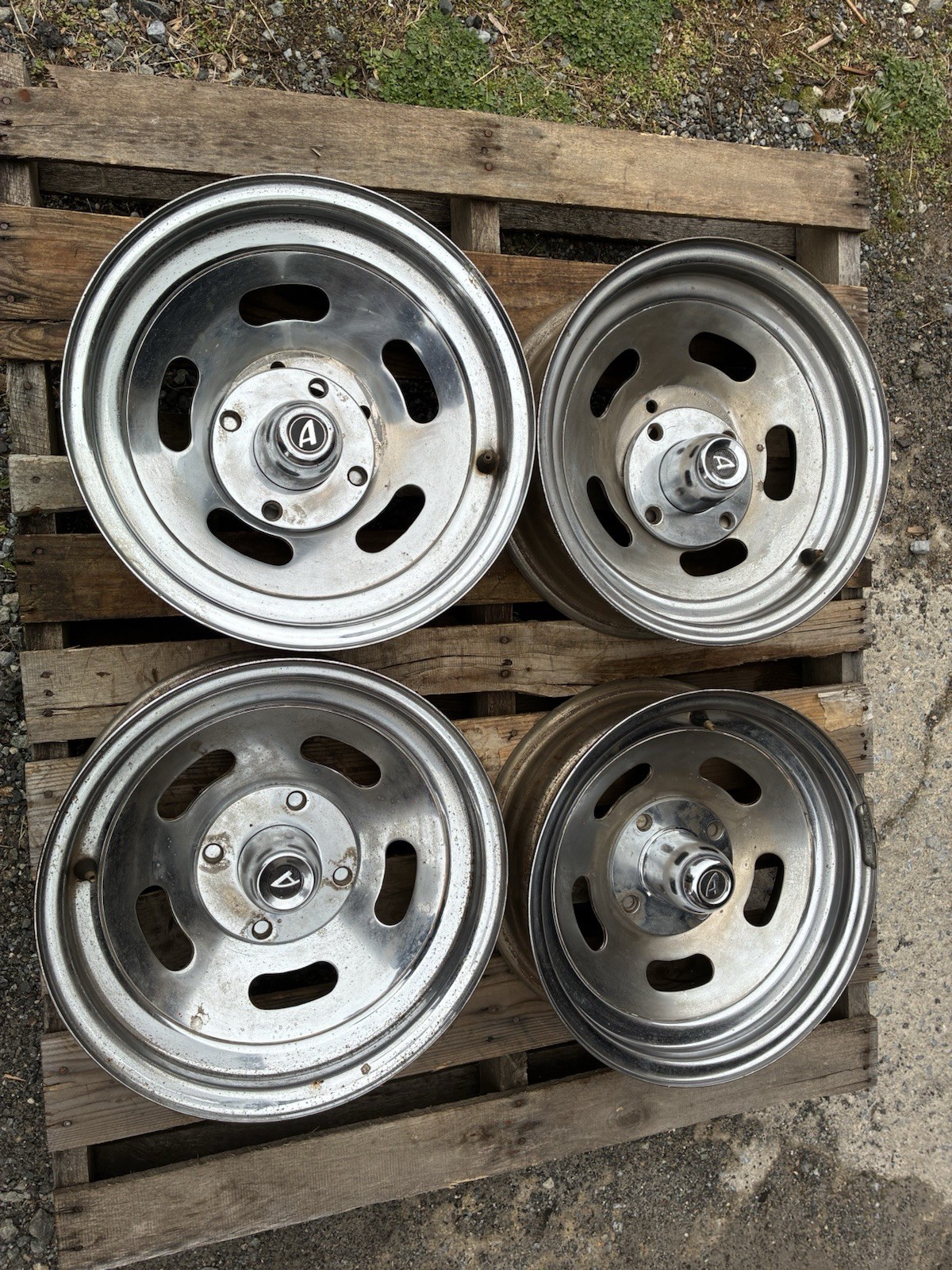 Vintage Appliance 15” X 5.5” Aluminum Mag Slots Wheels 4x130 BP Volkswagen VW Vintage Appliance 15” X 5.5” Aluminum Mag Slots Wheels 4x130 BP Volkswagen VW