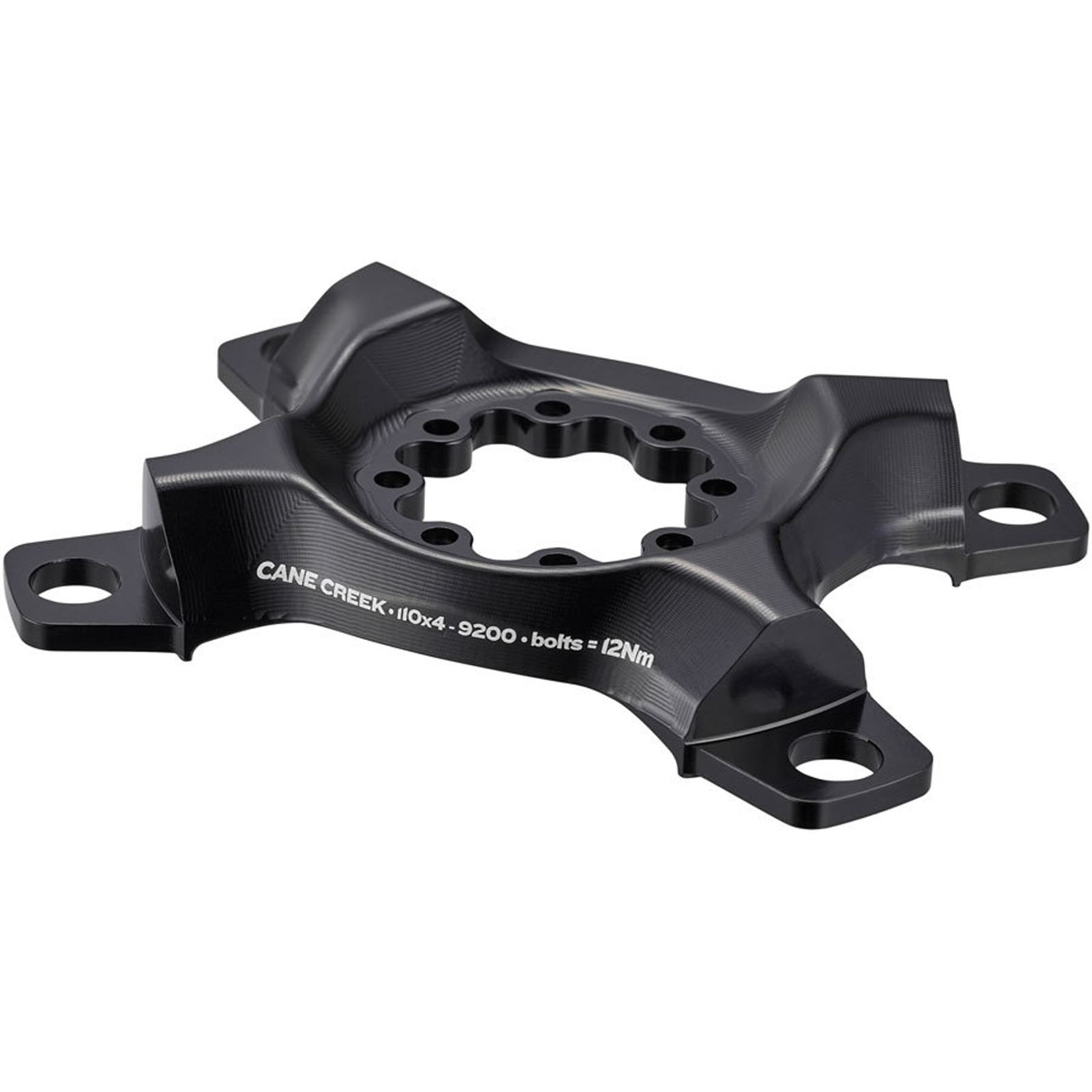 Cane Creek eeWings Chainring Spider - 4-Bolt, 110 Asymmetric BCD, Black BAI0381