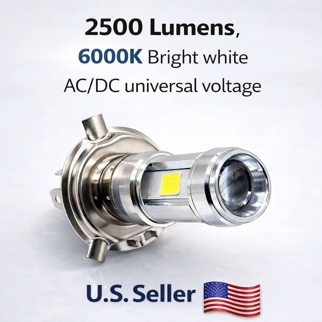 💡Pro 12V Hi/Lo Beam LED HeadLight Bulb for Suzuki DR350S 1990–1999 ⬆️Visibility