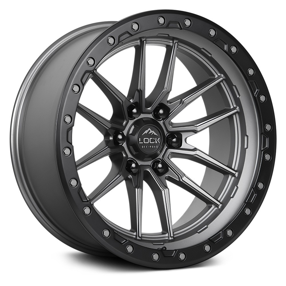Lock Off-Road KRAWLER Wheel 20x9 (20, 8x180, 124.3) Gray Single Rim