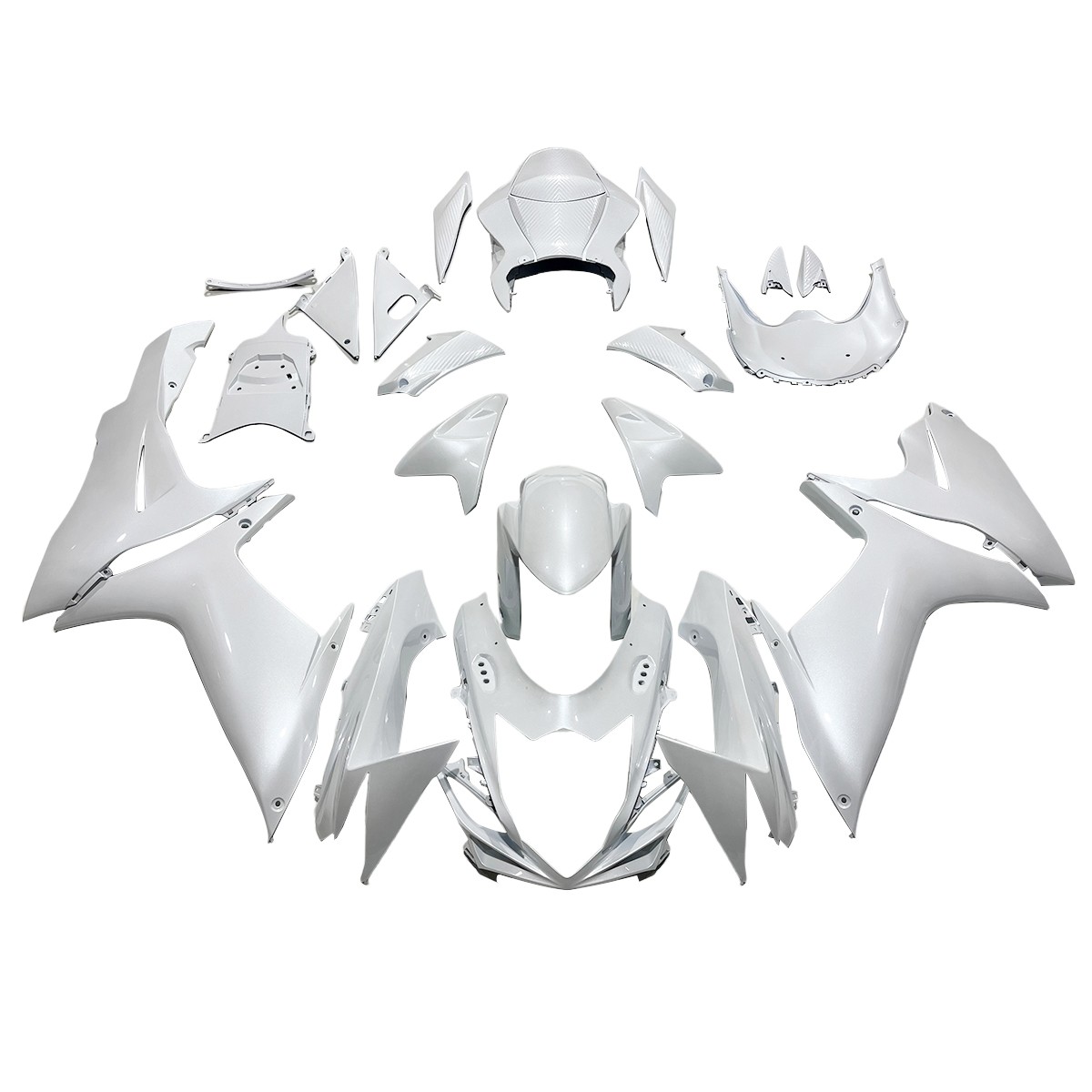 Fairings For Suzuki 2011-2025 GSXR600 GSXR750 K11 Bodywork Body Kit -Pearl White