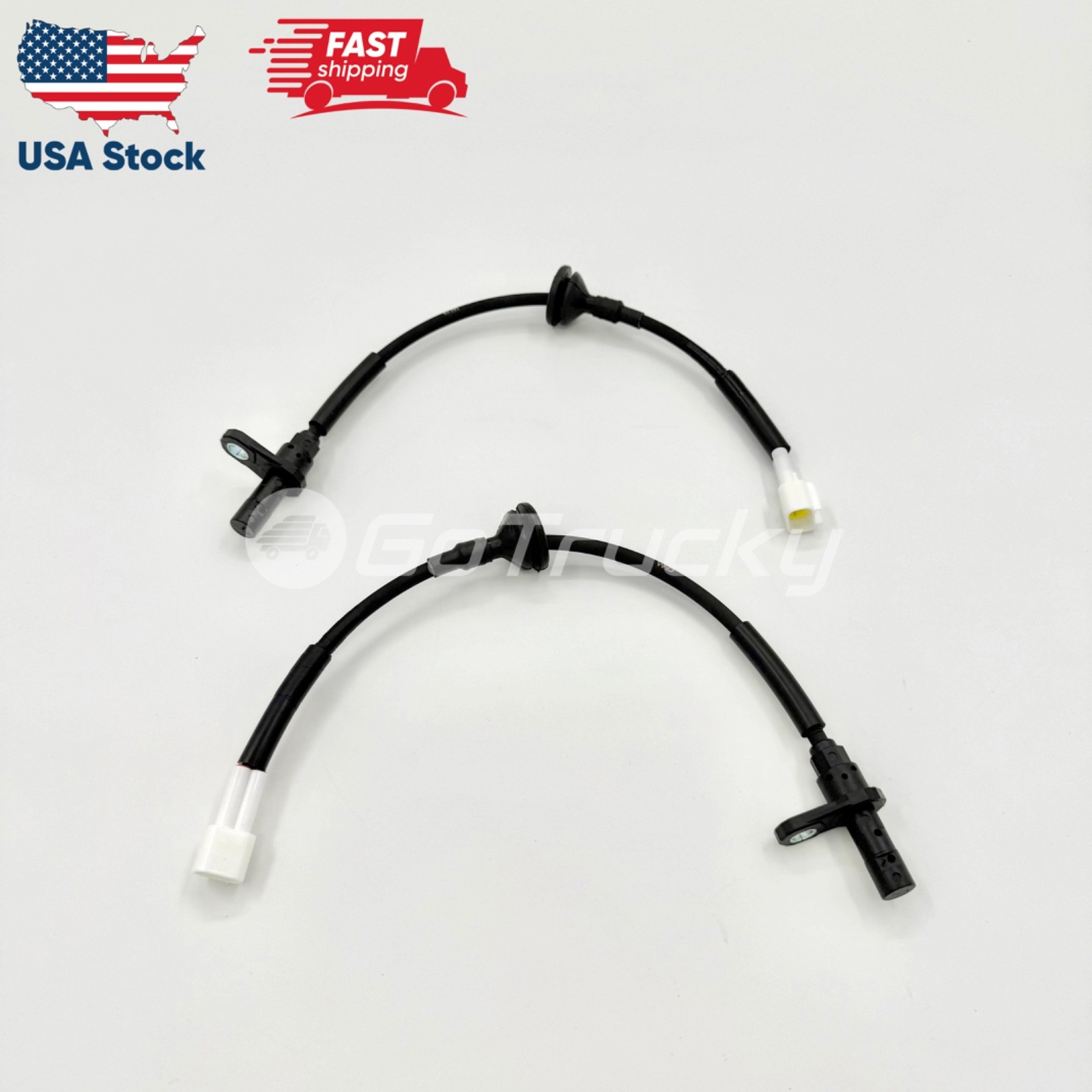 2x Wheel Speed Sensor ABS Rear For Isuzu NPR NPR-HD NQR 4HK1 4HE1 4JJ1 07-21