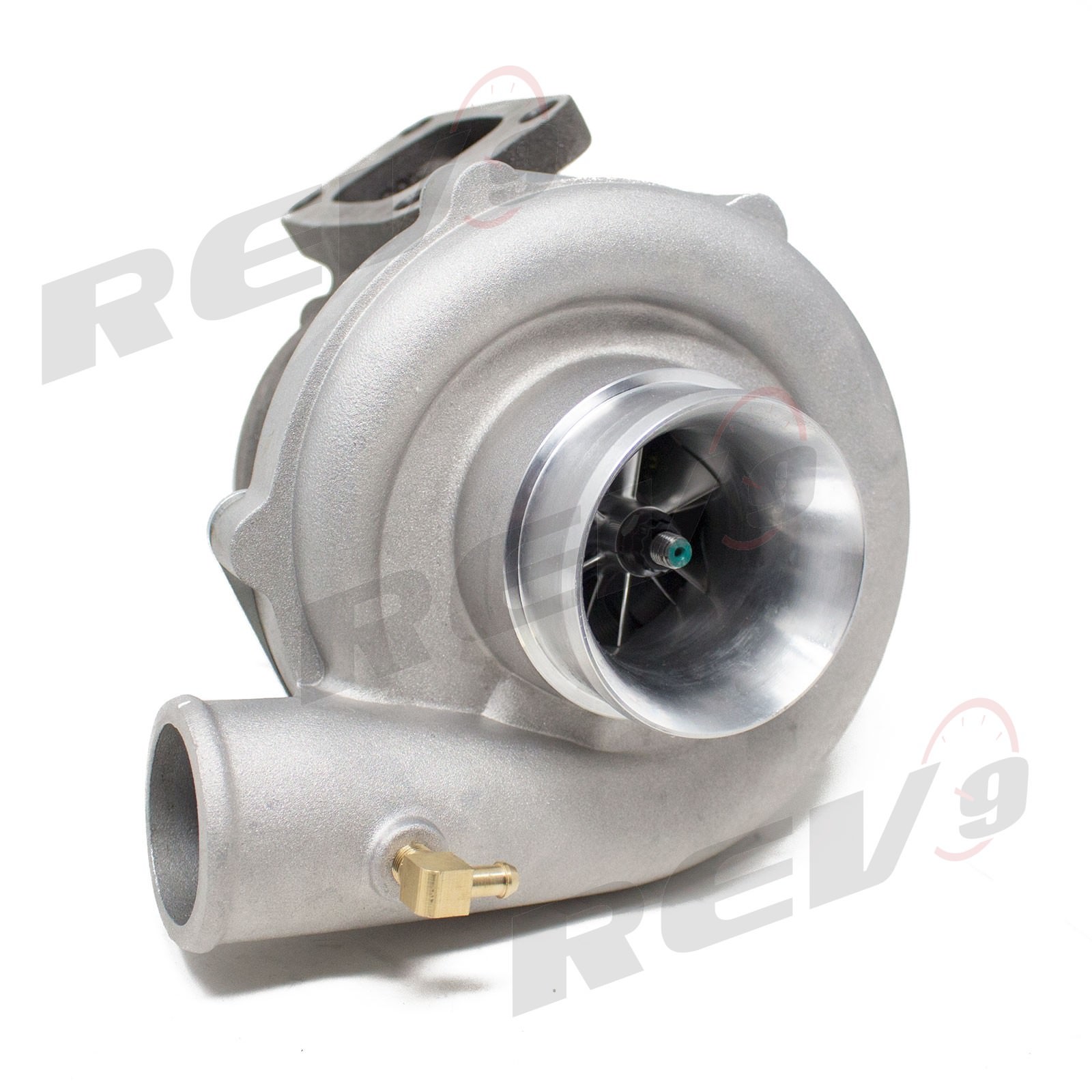 REV9 TX-50E-57 BILLET COMPRESSOR WHEEL TURBO CHARGER .63AR T3 5 BOLT EXHAUST