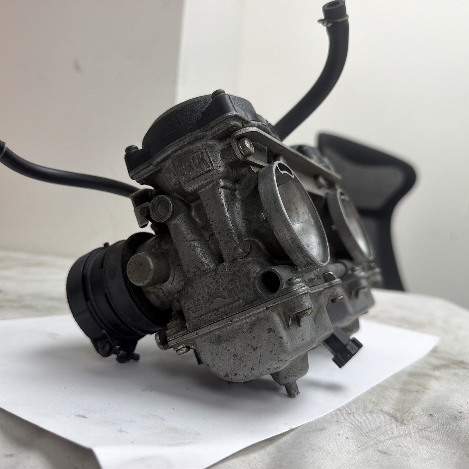 94-09 KAWASAKI NINJA 500 EX500 OEM KEIHIN CARBS CARBURETORS 15001-1334 94-09 KAWASAKI NINJA 500 EX500 OEM KEIHIN CARBS CARBURETORS 15001-1334