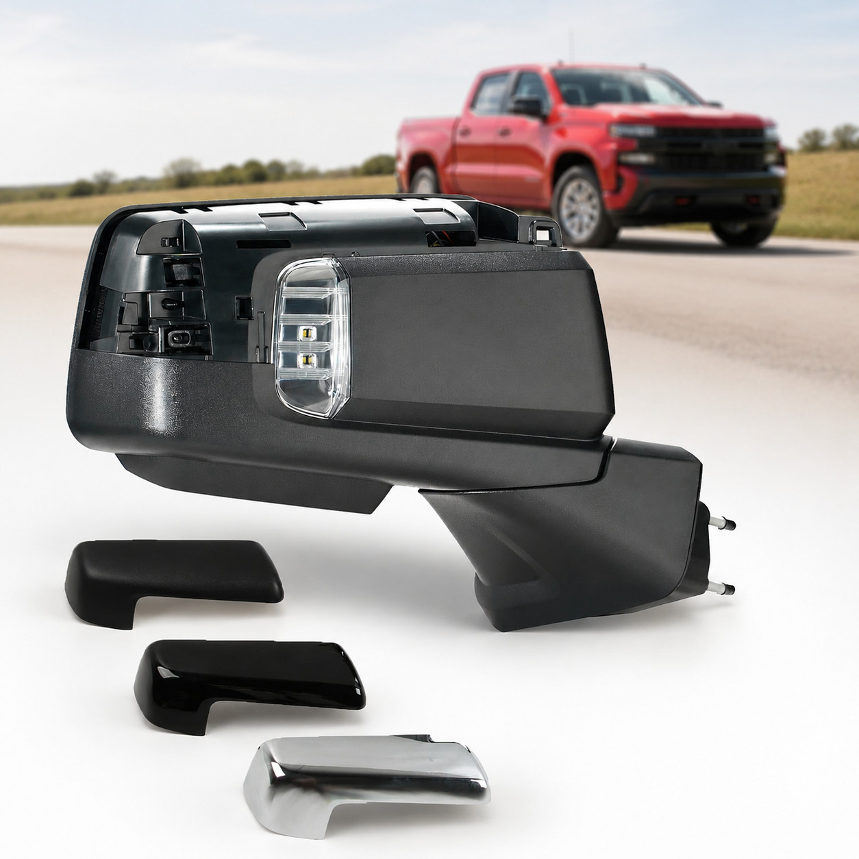 For 2019-24 Chevy Silverado 1500 RH Mirror Camera BSM Power Fold 16Pin 84309682 For 2019-24 Chevy Silverado 1500 RH Mirror Camera BSM Power Fold 16Pin 84309682