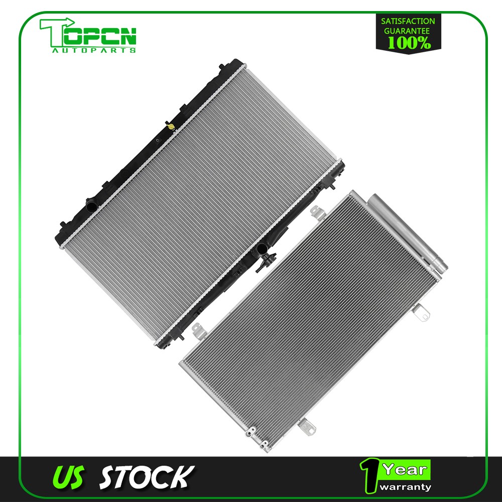 Fits 2012-2017 Toyota Camry Replacement Radiator & Condenser Cooling Assembly