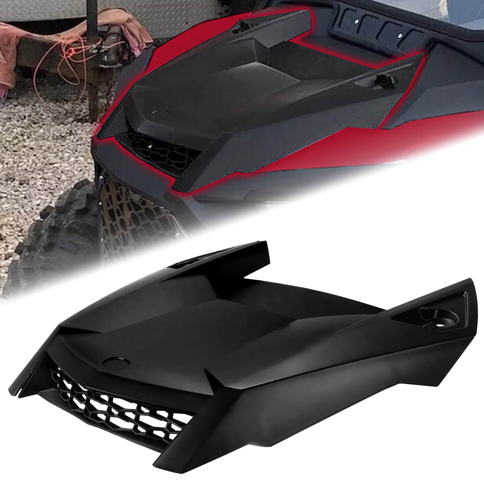 Hood Scoop Air Intake For Polaris  RZR XP TURBO RZR XP 1000/4 1000 2019-2023