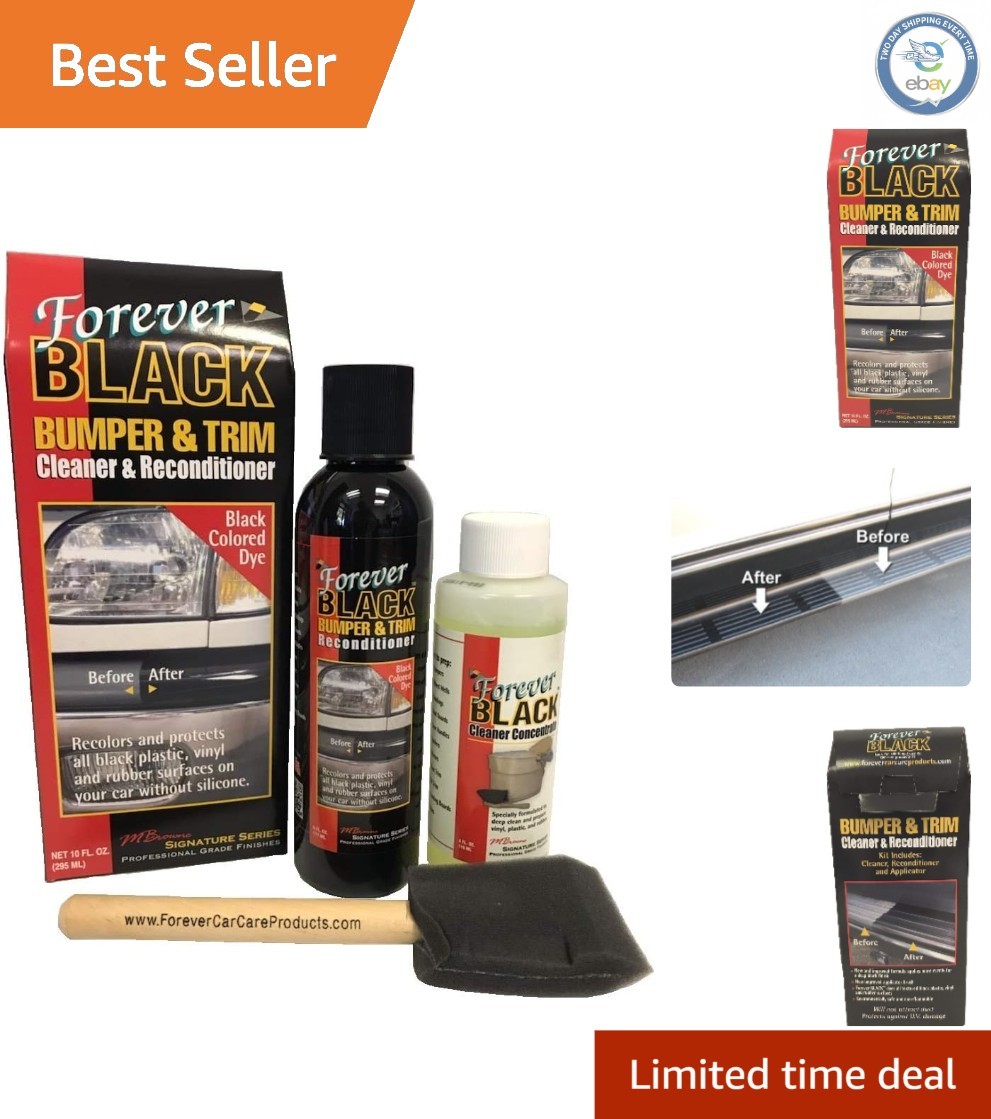 Revolutionary Forever Black 6oz Bumper & Trim Restorer - Permanent Formula