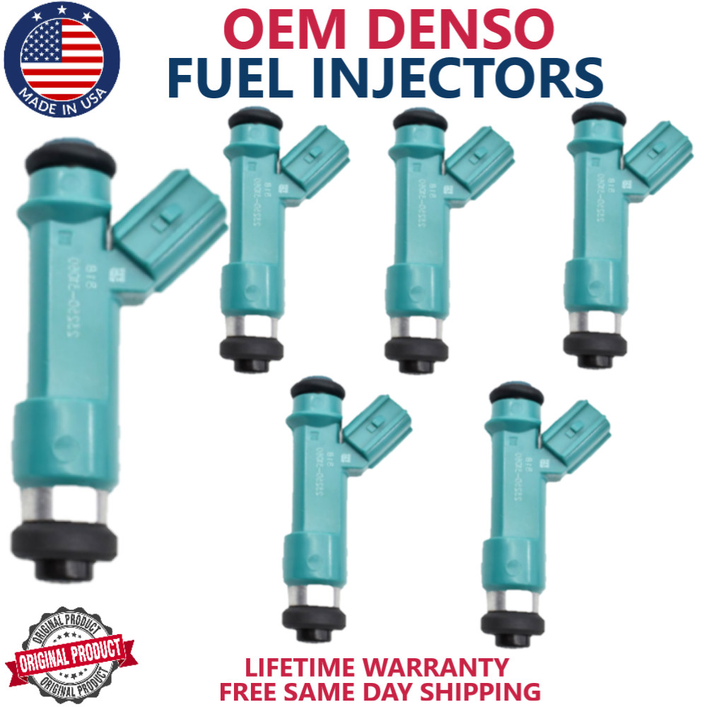 x6 GENUINE DENSO FUEL INJECTORS FOR 2005-2011 Toyota Tundra 4.0L V6  23250-31060