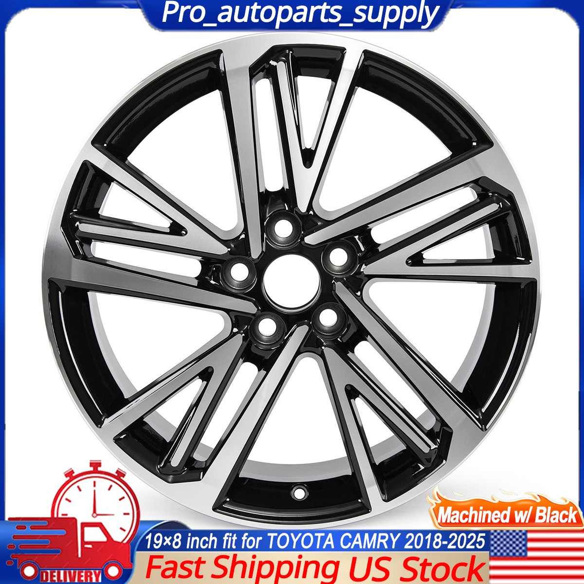 NEW 19×8 INCH REPLACEMENT WHEEL RIM FOR TOYOTA CAMRY 2018-2025 OE QUALITY MB