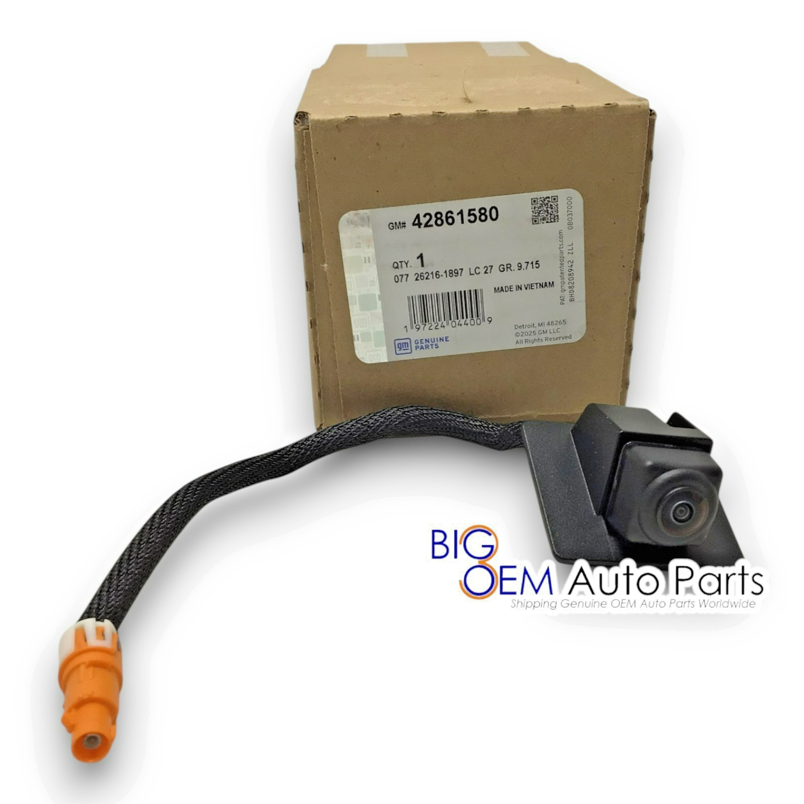 New GM OEM 2023 - 2025 Chevrolet Malibu Rearview Driver Backup Camera 42861580