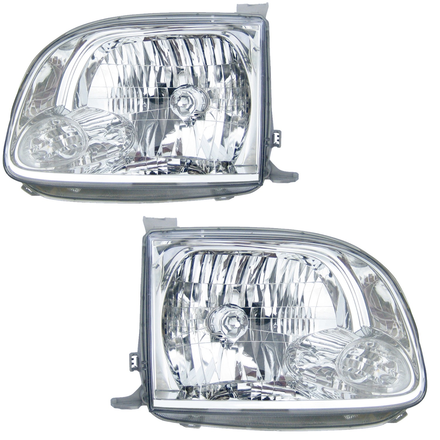 Front Headlights Pair Set for 05-06 Toyota Tundra (Reg/Access Cab) Left & Right