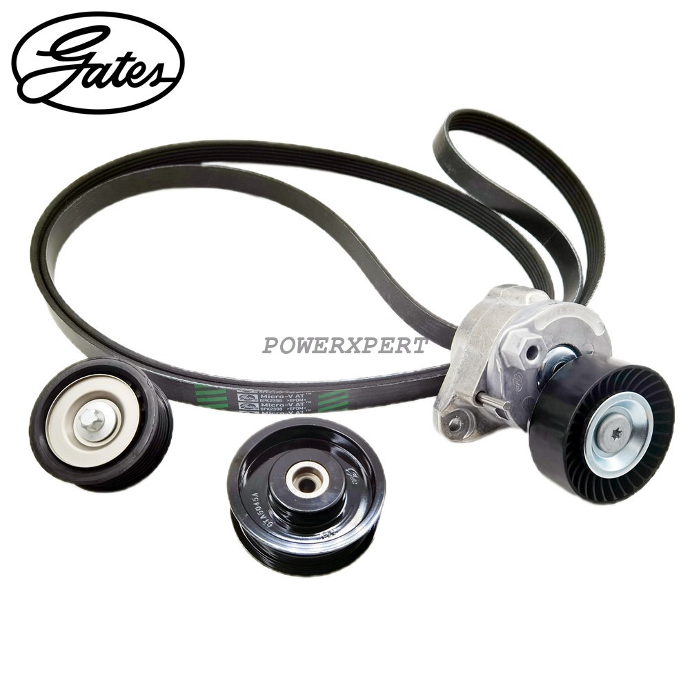 Gates 90K-38319A Serpentine Belt Drive Kit for Mercedes C E S ML CLK 3.5L 5.5L