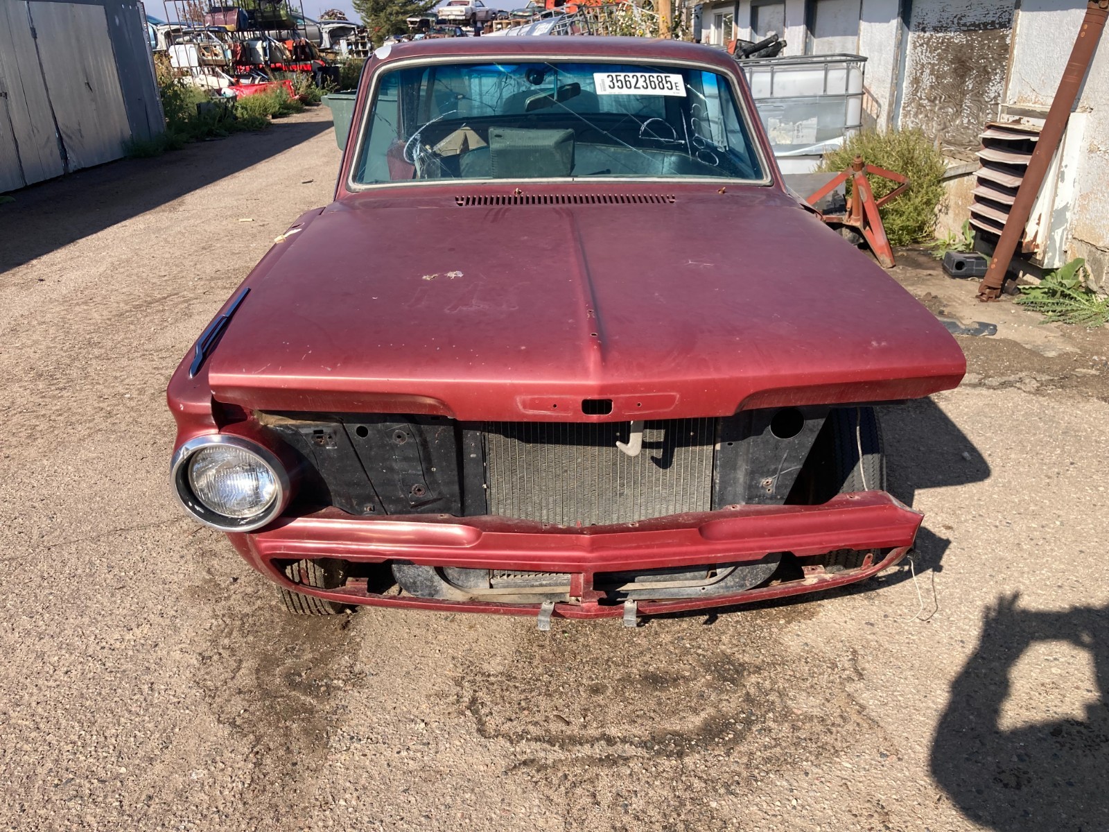 1964 65 PLYMOUTH VALIANT BARRACUDA  FRONT DRIVERS SIDE LH WHEEL OPENING MOLDING