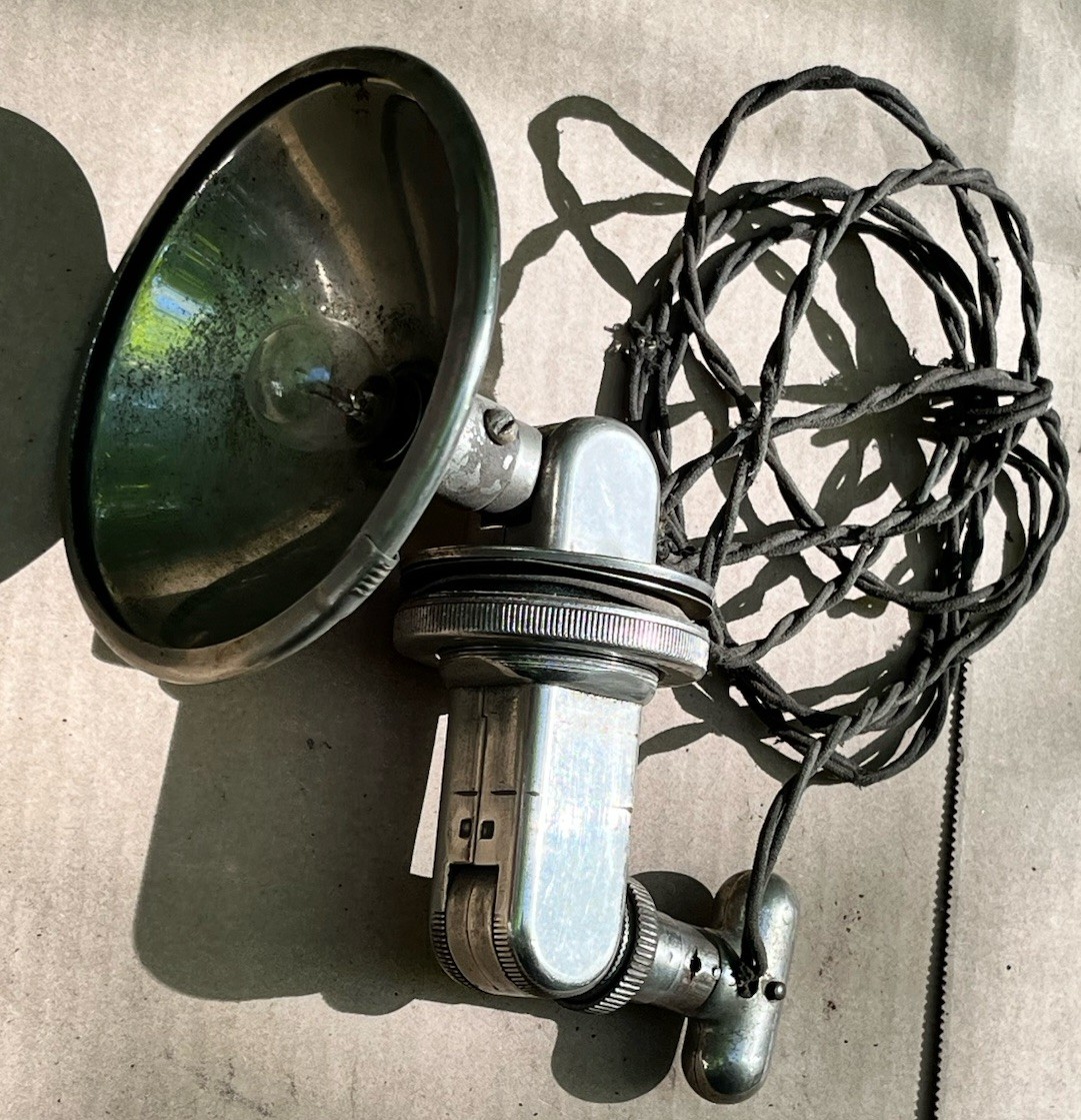 vintage great lakes auto products circlite spot light accessory missing lens