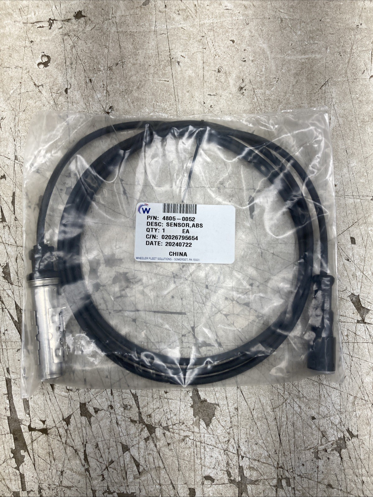 ABS Sensor 4805-0052/Replaces Wabco 441 030 917 2 (New Old Stock) ABS Sensor 4805-0052/Replaces Wabco 441 030 917 2 (New Old Stock)