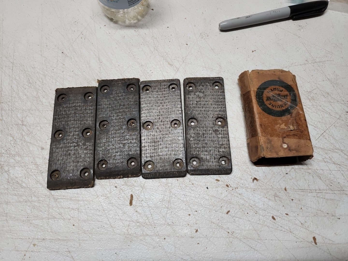 Vintage 1930 - 1940'S Chevrolet Pads Pack Of 4 OEM