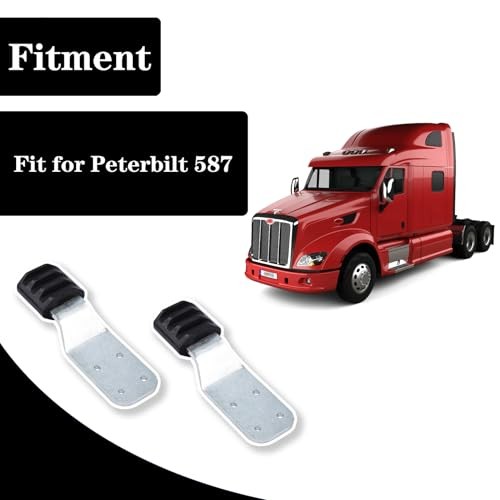 2Pack L11-6220 Hood Guide Bracket Fit for Peterbilt 587, Left and Right