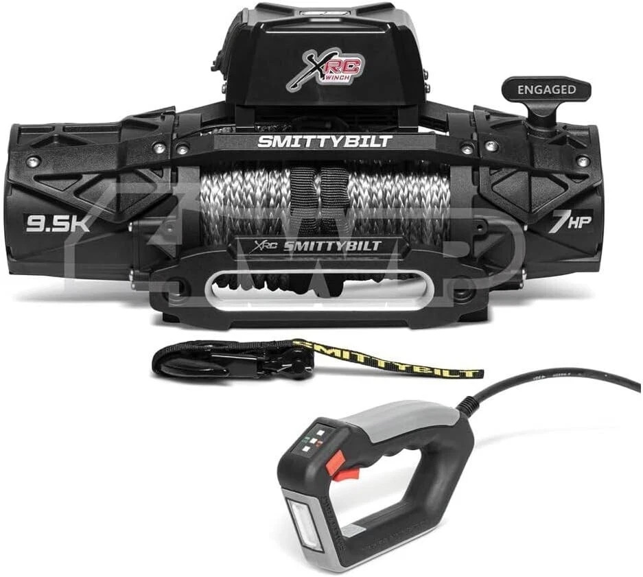 Smittybilt 9,500 LBS 7HP XRC Gen 3 Waterproof Synthetic Rope Winch 98695 Smittybilt 9,500 LBS 7HP XRC Gen 3 Waterproof Synthetic Rope Winch 98695