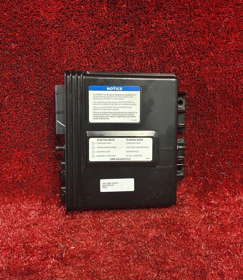 2015 Evinrude ETEC 150 Hp EMM ECU PCM 0587155-00 GUARANTEED