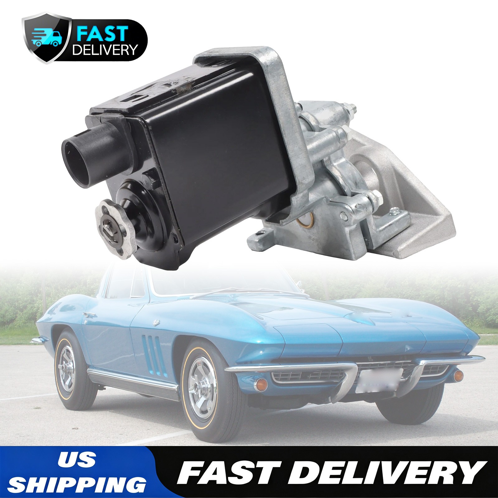 For 1963-67 Chevrolet Corvette Right Passenger Headlight Rotation Motor 5045374