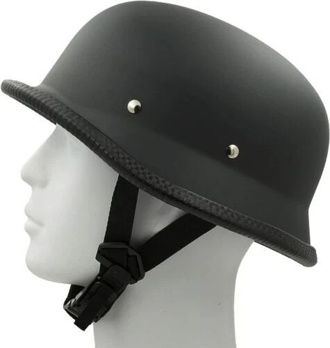 German Novelty Flat Black Helmet With Q-Release German Novelty Flat Black Helmet With Q-Release