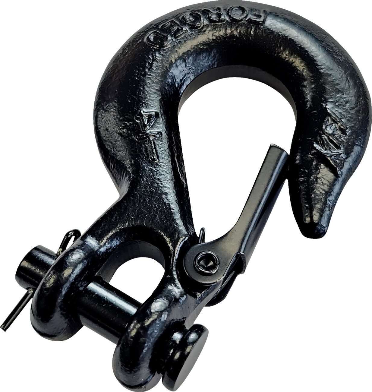 KFI Stealth Winch Cable Hook - Black Replacement Hook with Clevis KFI Stealth Winch Cable Hook - Black Replacement Hook with Clevis
