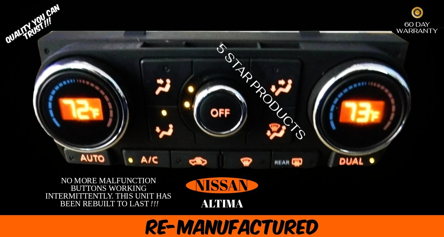 2007-2013 Nissan Altima A/C Heater Temperature Climate Control 2007-2013 Nissan Altima A/C Heater Temperature Climate Control