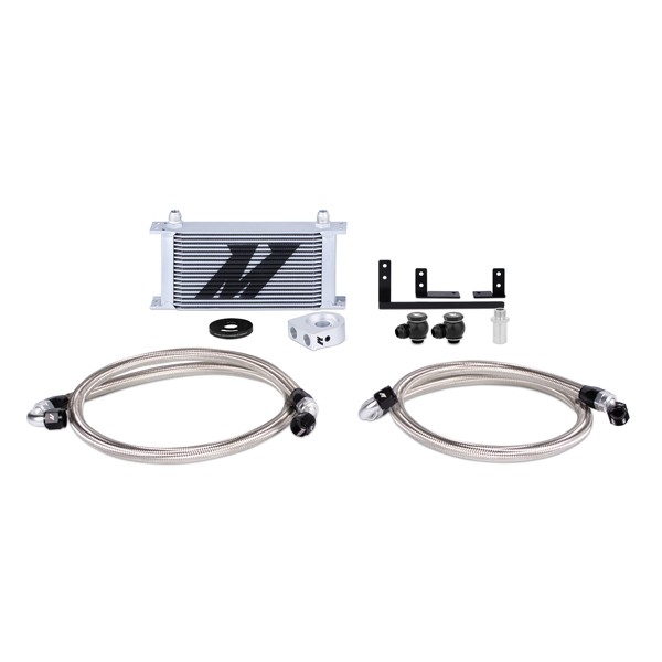 Mishimoto Oil Cooler Thermostatic Fits Mazda MX-5 Miata 2016-2018 Silver