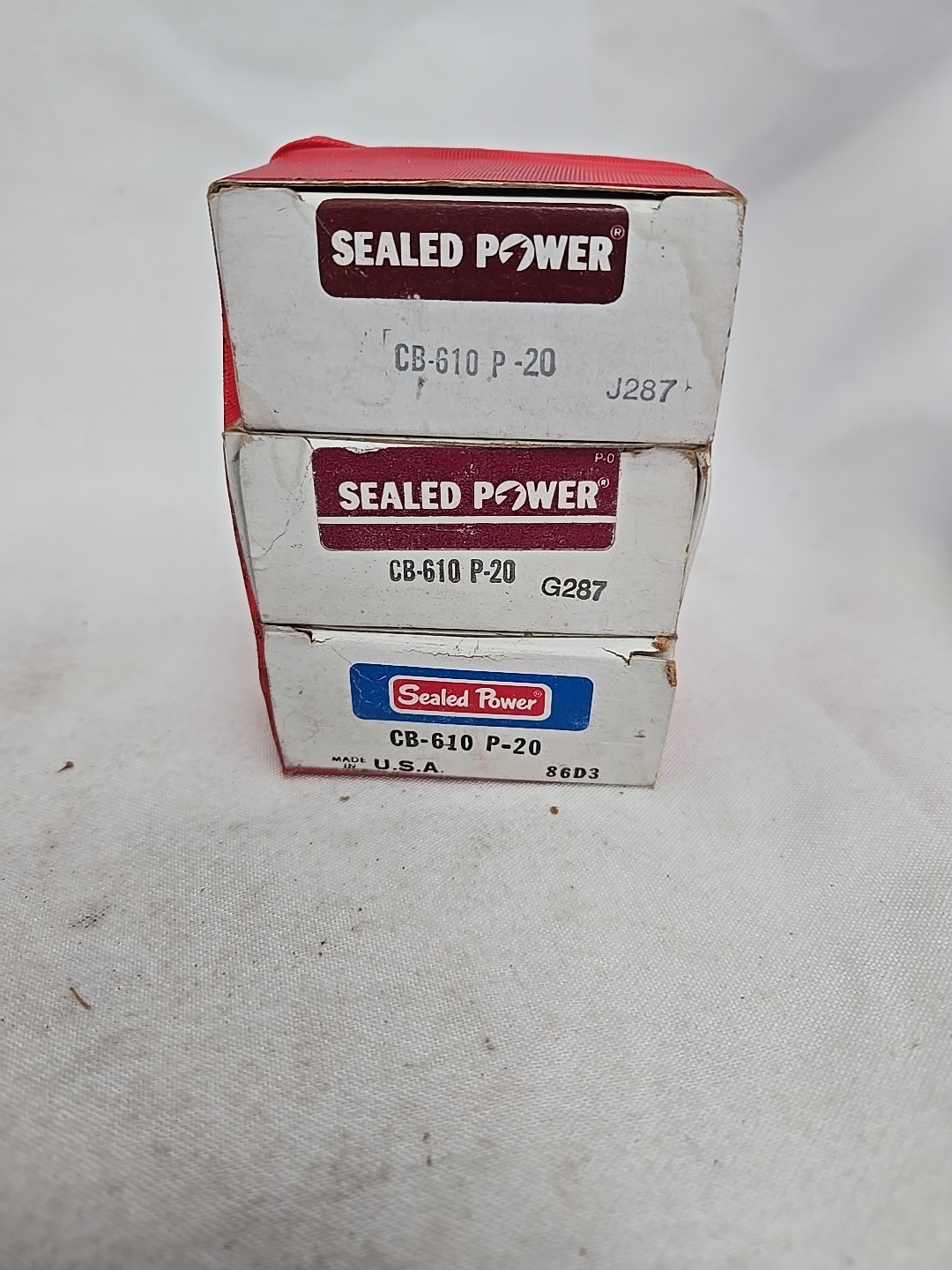 Vintage NOS Sealed Power CB-610 P-20 Engine Connecting Rod Bearings (.020... Vintage NOS Sealed Power CB-610 P-20 Engine Connecting Rod Bearings (.020...