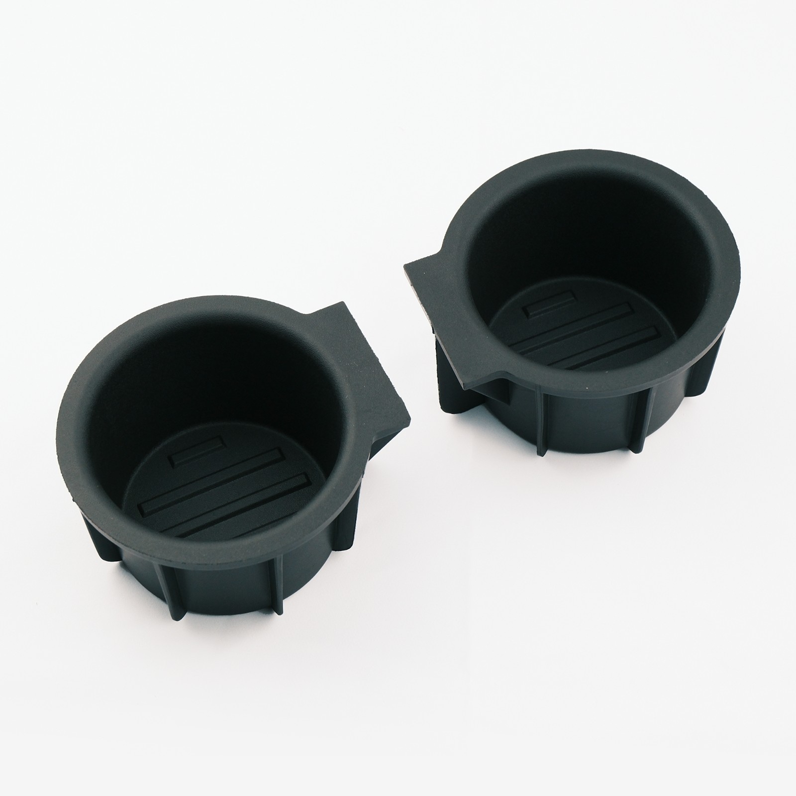 1Pair Front Center Console Cup Holder Rubber Insert For 2009-2014 Ford F-150 1Pair Front Center Console Cup Holder Rubber Insert For 2009-2014 Ford F-150