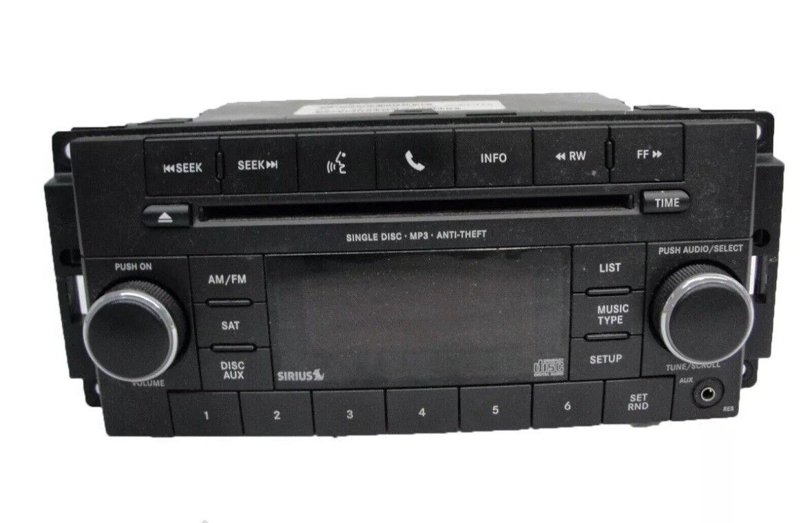 2008 -2017 Jeep Wrangler  Radio OEM CD player Sirius XM U Connect OEM RES W/VIN#