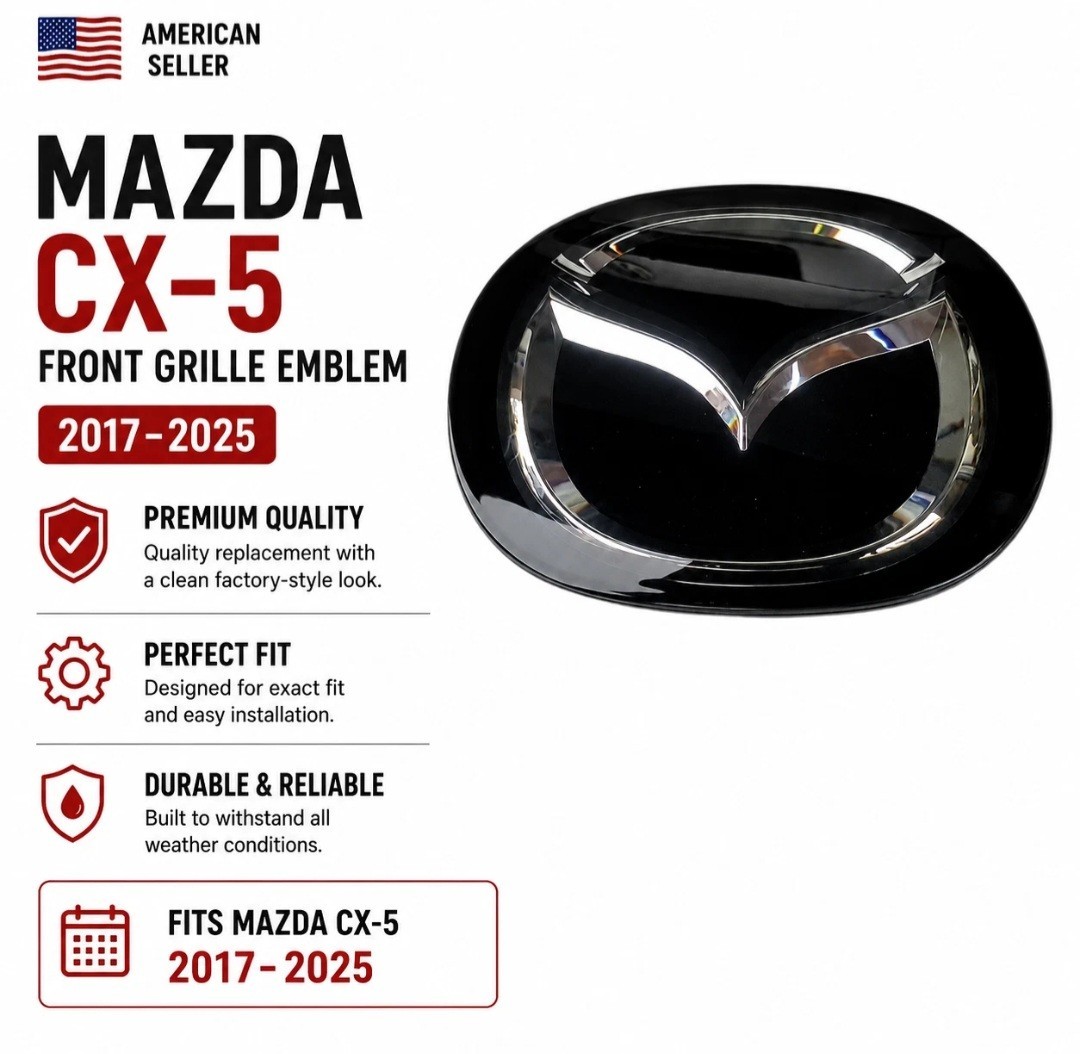 2017-2025 Mazda CX-5 Front Grille Emblem Radar TK79-51-730 
