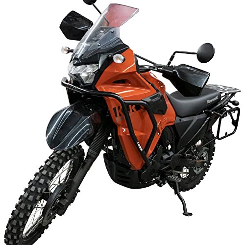 Tusk Crash Bars - Engine Guards Black Compatible with Kawasaki KLR650 2022-2025 Tusk Crash Bars - Engine Guards Black Compatible with Kawasaki KLR650 2022-2025