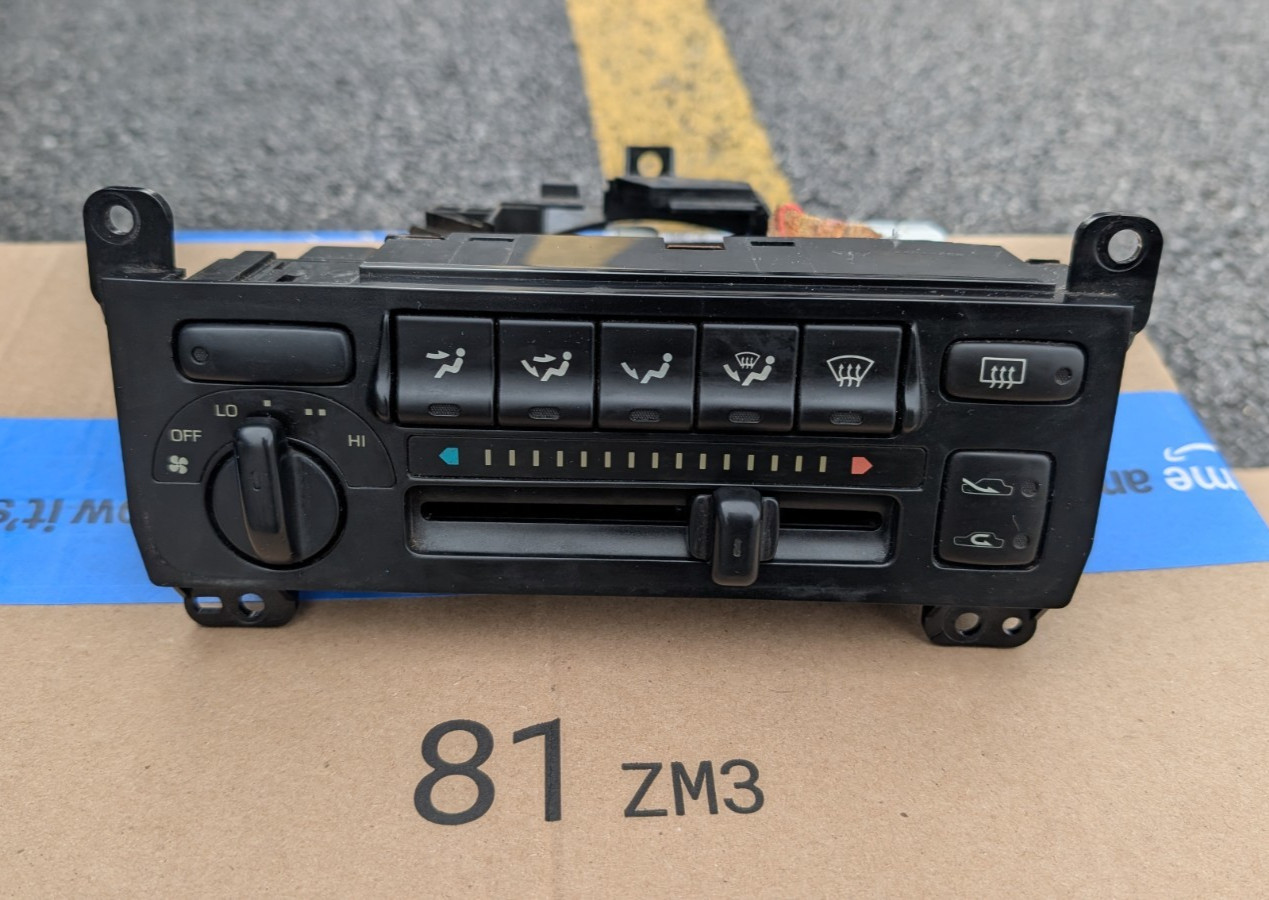 Mk2 Toyota MR2 Turbo Climate Control Module Heater AC HVAC Controls OEM USDM 91 Mk2 Toyota MR2 Turbo Climate Control Module Heater AC HVAC Controls OEM USDM 91