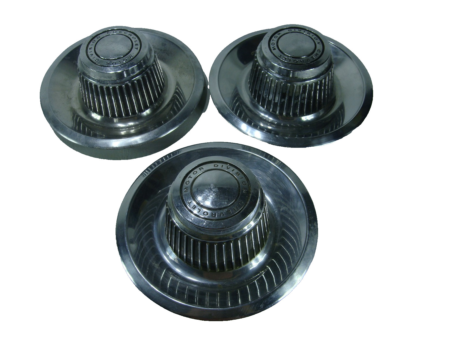 Lot Of 3 OEM Chevrolet Rally Wheel Center Cap (3925805) Used
