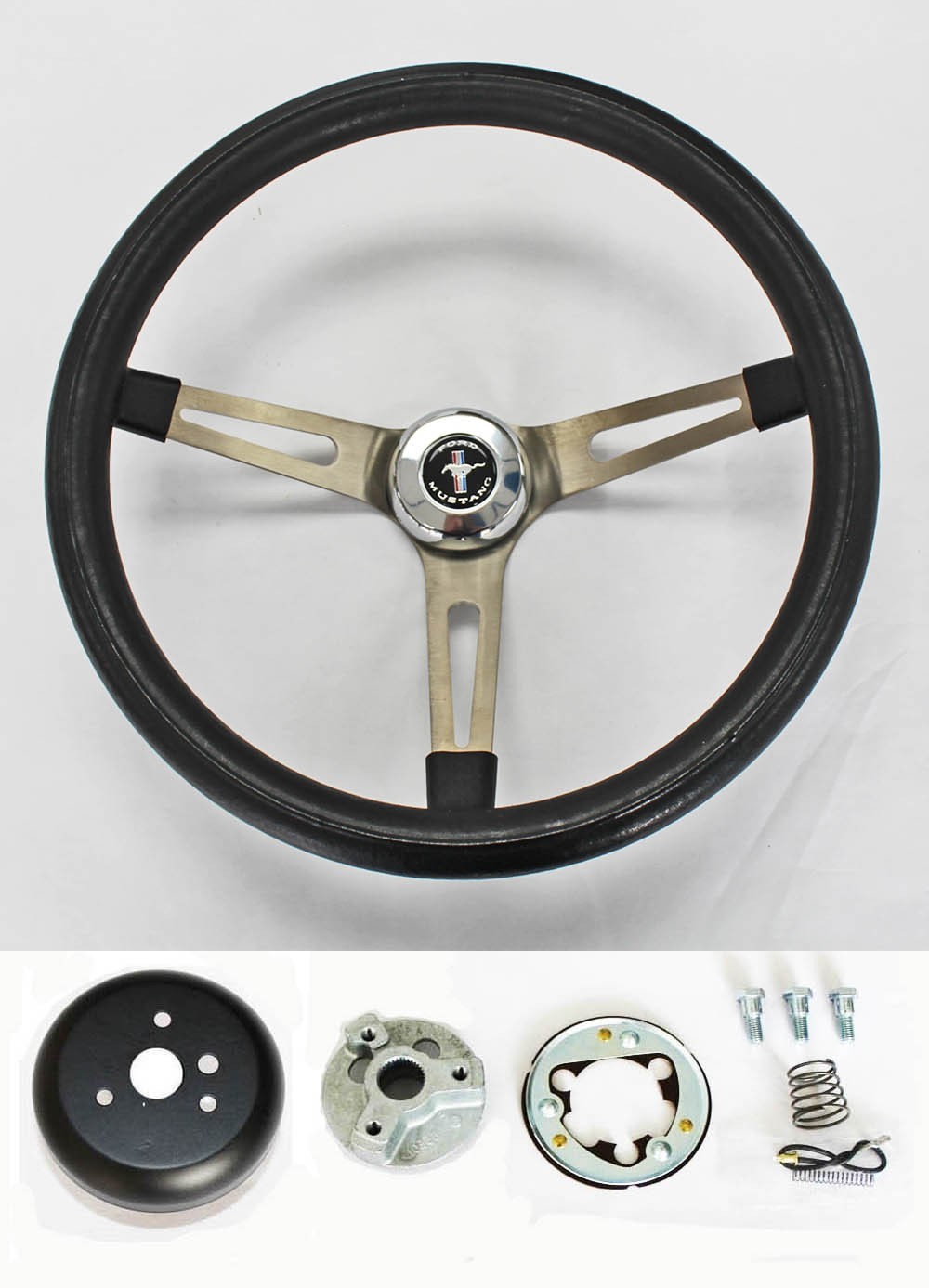 1970-1977 Mustang Black Grip Steering Wheel 15