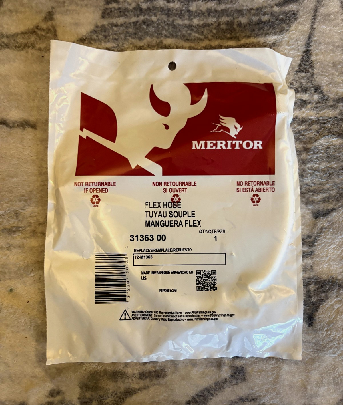 Meritor 31363-00 MTIS Hose Outside Tire 13.5 LOT Of 10