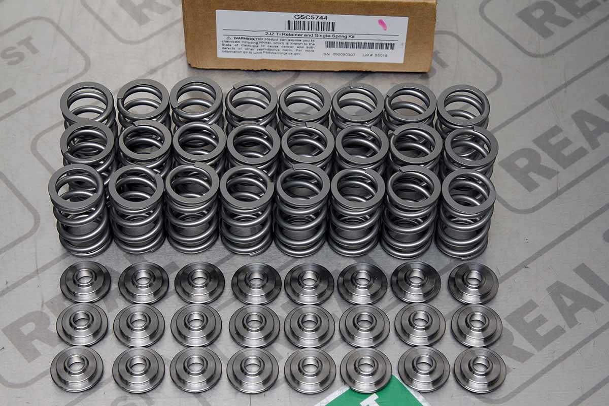 GSC Power-Division Single Springs with Ti Retainer Kit for Supra 2JZGTE 2JZ-GTE
