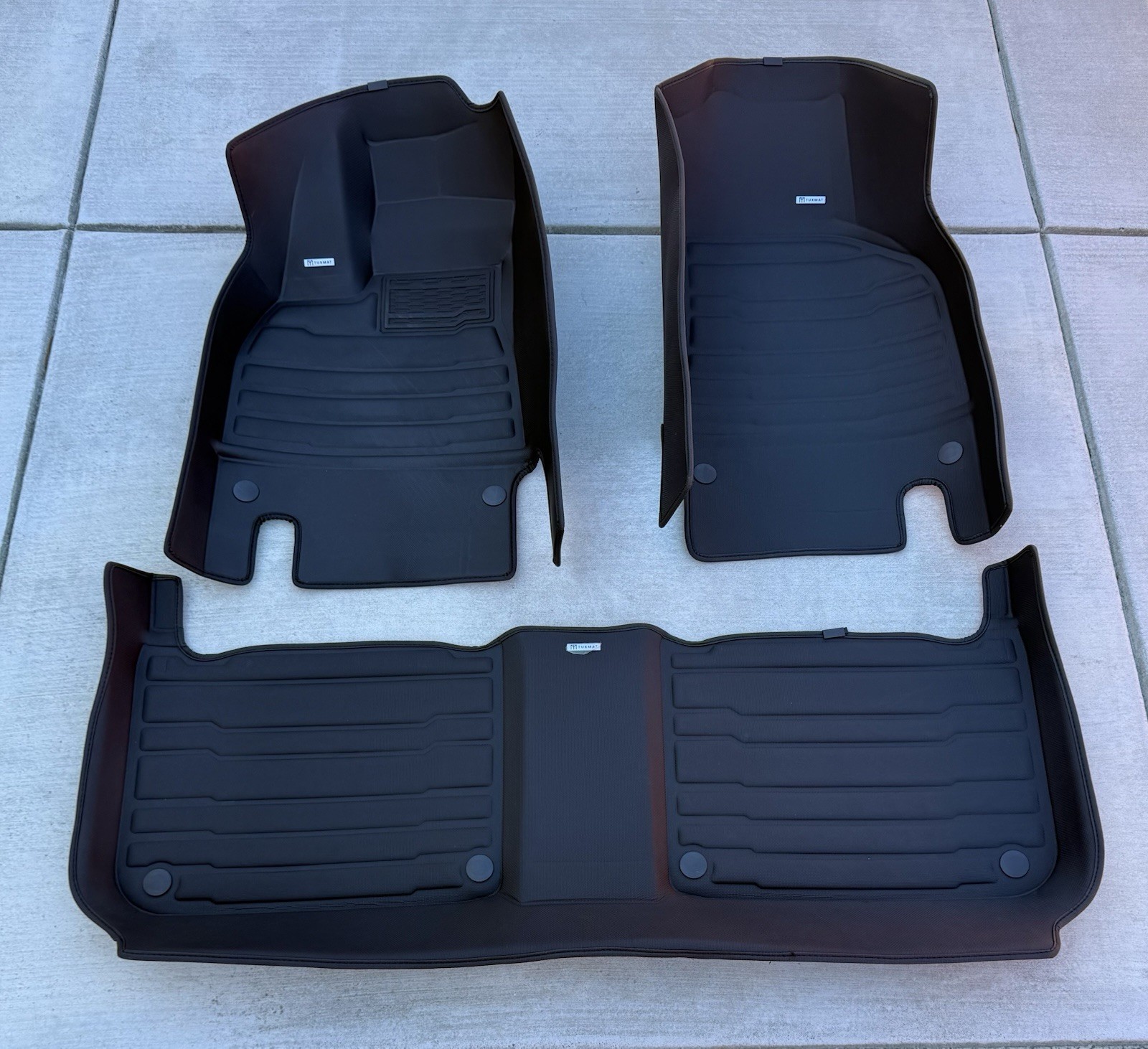 TuxMat Custom Fit Floor Mat Set for 2022-2024 Lucid Air Grand Touring & Sapphire