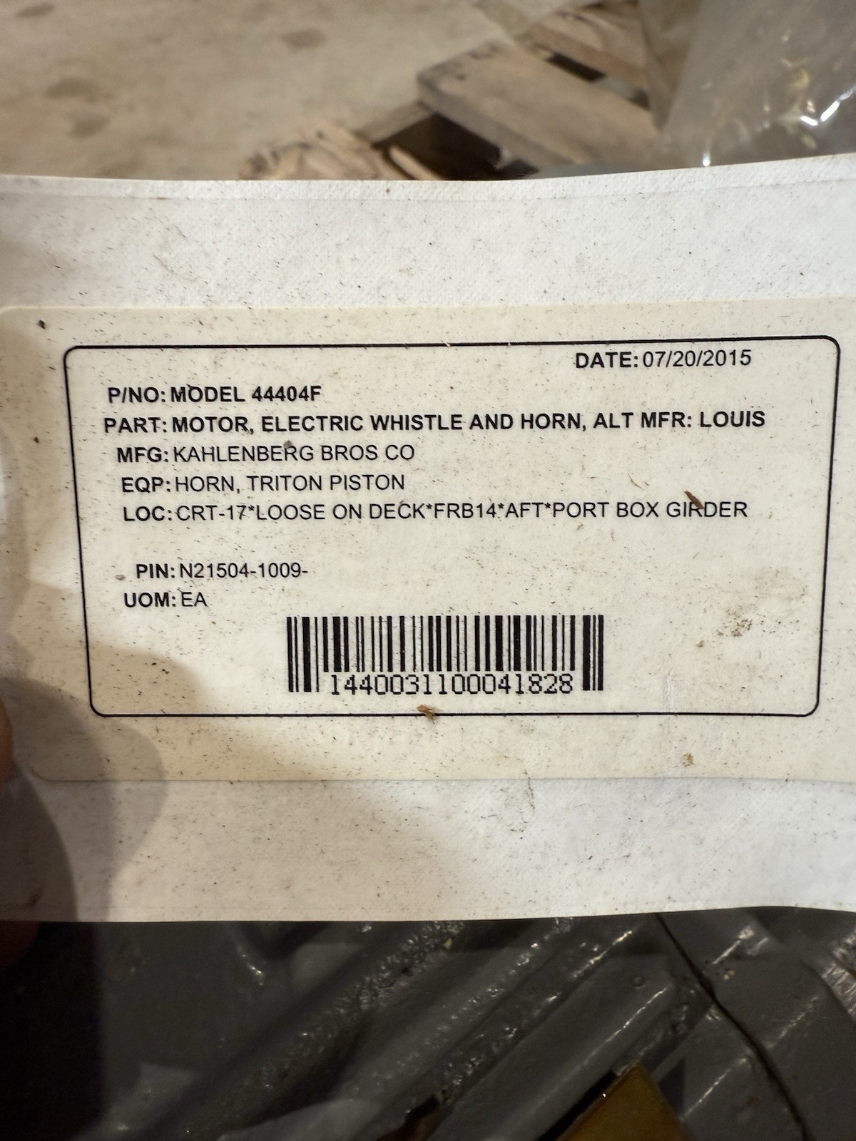 44404f motor kahlenberg bros 