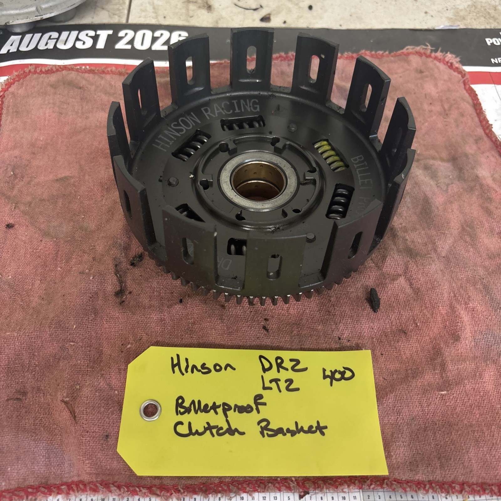Suzuki DRZ400 Hinson Bulletproof Clutch Basket Hub LTZ400 DR 400 SM Used 01-25