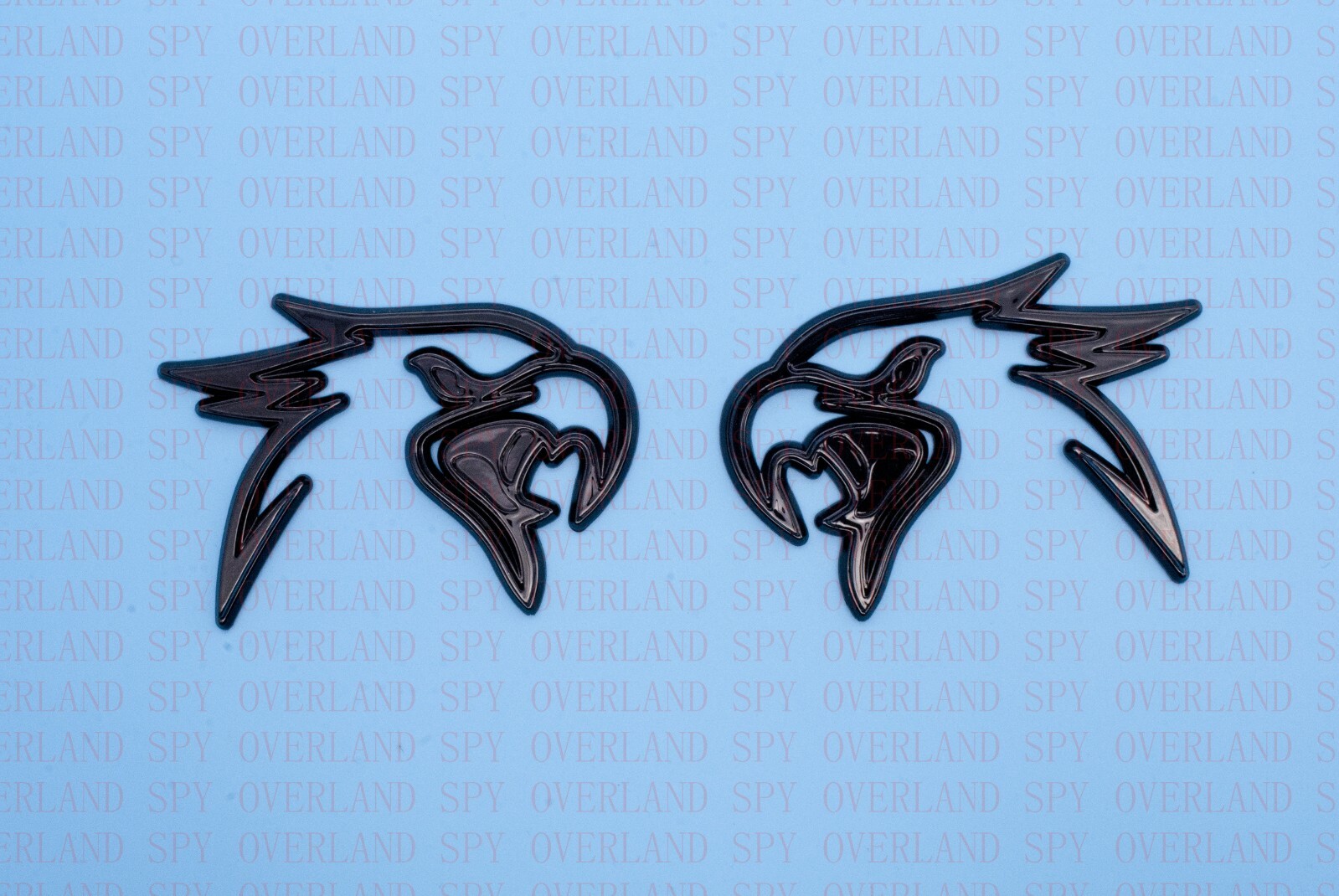 Gloss Black HELLHAWK Fits Jeep TrackHawk Grand Cherokee Emblem Badge