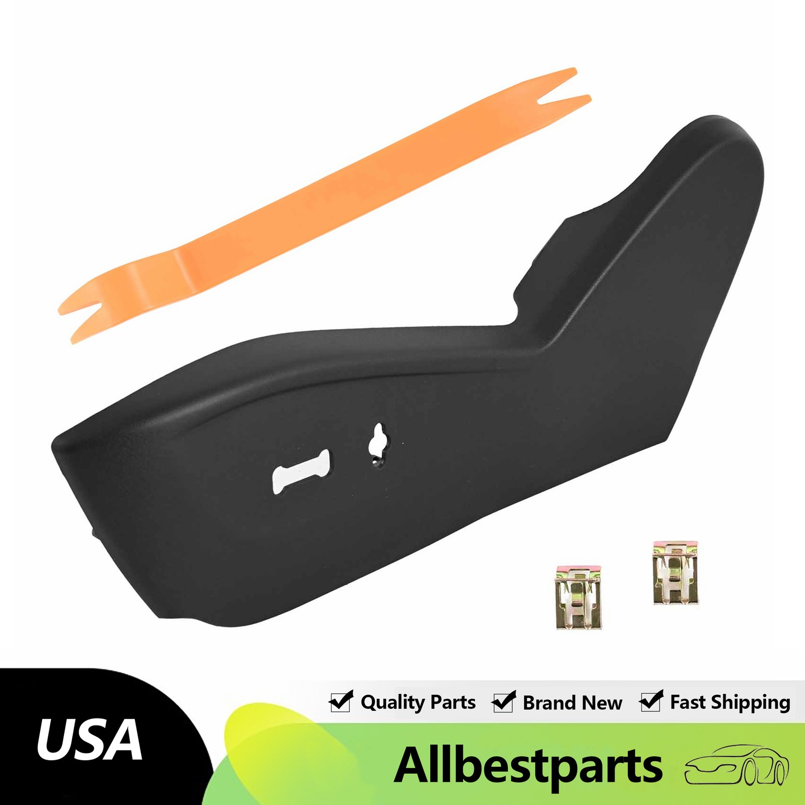 Drivers Seat Adjuster Panel Seat Switch Bezel Black for Camaro 2010-2015 2098023